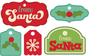 Christmas Tags SVG cutting files 
