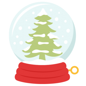 Winter Tree Snow Globe SVG scrapbook title winter svg cut file snowflake svg cut files for cricut cute svgs free